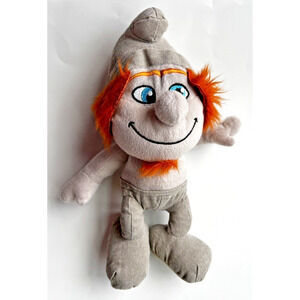 Smurfs Official Movie Merchandise Evil Hackus Gray Orange 14" Plush Stuffed Toy